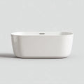 Vasca freestanding 175×80×58 cm - acrilico bianco profilo rettangolare contemporaneo